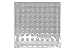 Shepherd Hardware 9083 1-7/8-Inch Spiked Furniture Cup, Clear Plastic, 4-Pack