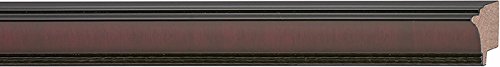 CountryArtHouse Picture Frame Moulding (Wood) 100ft bundle - Traditional Mahogany Finish - 1.125