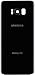 CELL4LESS Replacement Back Glass Cover Back Door w/Installed Camera Lens and Frame, Custom Removal Tool & Adhesive for Samsung Galaxy S8+ Plus OEM - All Models G955 (Black)
