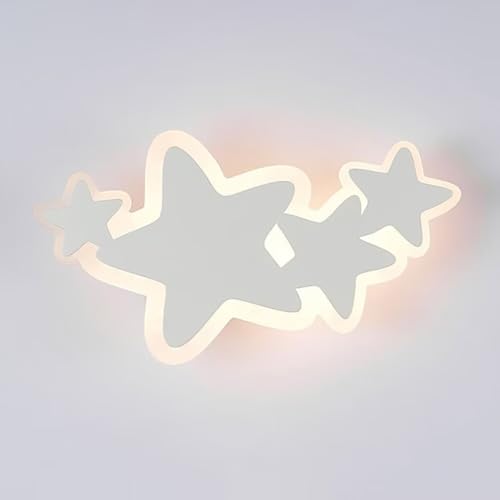 GUANSHAN Applique murale LED nuage blanc, veilleuse décorative pour chambre d'enfant, salon, escaliers, 3 éclairages