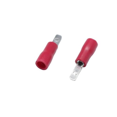 LTRAJUYNH 50pcs 2.8mm Crimp Terminal 2.8 Male Pre-insulated Electrical Connectors for 22AWG - 16AWG Wire /0.5-1.5mm2 Cable IMax=10A
