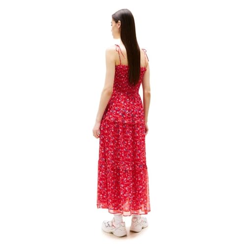 Image of Tommy Jeans Women's Maxi Sundress with Floral Print