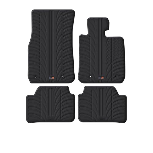 TRAVALL Rubber Car Mats (set of 4) compatible with BMW 1 ser