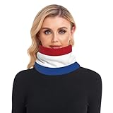GuoChe Bufanda de forro polar para mujeres y hombres, para invierno, suave, gruesa, cálida, con forro polar para clima frío, Bandera nacional de los Países Bajos, One Size