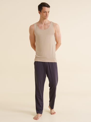 Image of DAMENSCH Neo-Skin Bamboo Blend, Round Neck, Anti-Bacterial, Thermoregulating, Shape Retaining Baniyan for Man, Soft and Sustainable Vest
