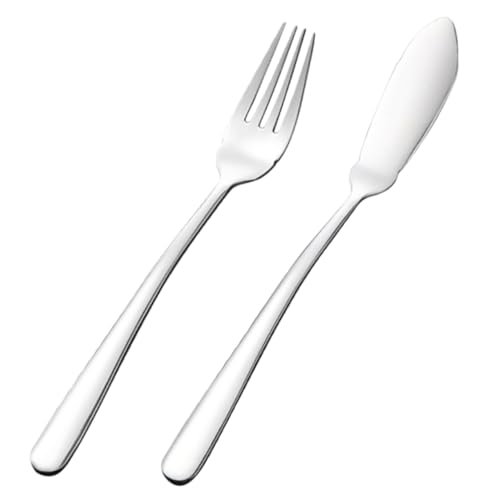 BESTYASH Couverts Occidentaux Fourchette Coupe-fourchette Service De Table Pour Restaurant à Domicile Vaisselle Acier Inoxydable
