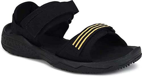 Adidas Men's Olle Adi M Outdoor Ankle-Strap Sandals (CBLACK/ACTGOL, 8 UK,  EY3844) : Amazon.in: Fashion