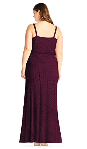 Image of Adrianna Papell Women's Long Blouson Dress