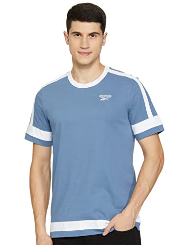 Image of Reebok Men's Striped Slim Fit T-Shirt