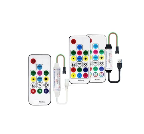 Contrôleur musique LED bande SPI avec variateur USB et verrouillage Pixel