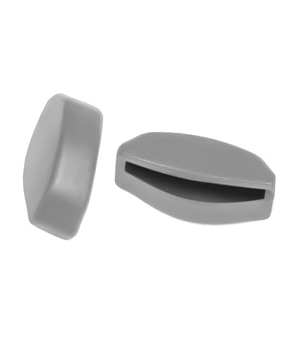 Anti Slip Nose Pads Replacement for Oakley Frogskins Range OO9284 OO9284A/Frogskins Hybrid OO9289 Sunglasses Frame, Silicone Soft Nose Pieces - Grey Thicker Size