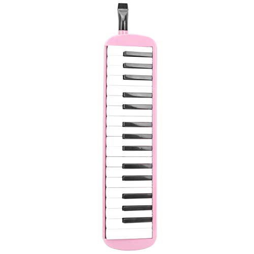 32 pianotoetsen Melodica Pianica Tube Lange flexibele Melodica Tube met mondstuk Blaaspijp draagtas(Rood) Blaasinstrumenten