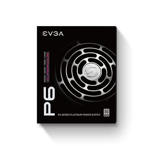Image of EVGA Supernova 1000 P6, 80 Plus Platinum 1000W, Fully Modular, Eco Mode with FDB Fan, 10 Year Warranty, Includes Power ON Self Tester, Compact 140mm Size, Power Supply 220-P6-1000-X1