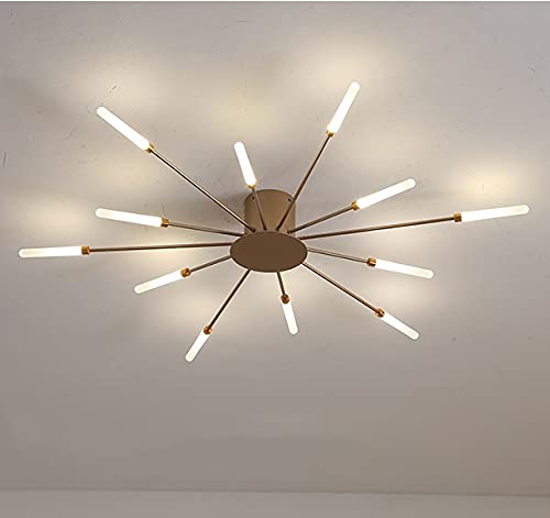 Lustre LED pour salon chambre et maison : lampe plafonnier moderne éclairage décoration