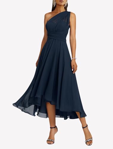 Chiffon Bridesmaid Dresses for Wedding Infinity Formal Evening Gown with Sleeve Tea Length Mother of The Bride Dress3