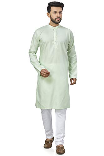 Image of BE ACTIVE Linen Blend Solid Pattern Trendy Comfortable Stylish Full Sleeve Kurta Men's Ethnic Wear