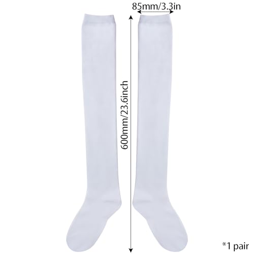 Women Extra Long Socks Thigh High Socks Warm Long Boot Stockings Over the Knee Leg Warmers for Women girl3