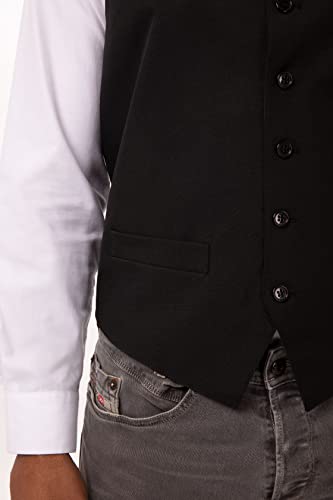 Chef Works Men's Essential Vest, Black, Large #TOP6