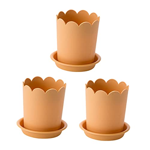HEMOTON 3sets Vasi in Plastica Per Piantare Vasi Da Bonsai Realizzati in Materiale Durevole e Pratico