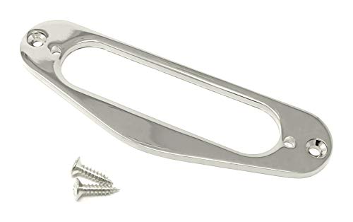 Vintage Forge Nickel Metal Single Coil Pickup Mounting Ring for Fender Stratocaster Strat