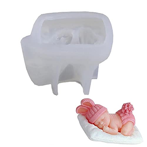 BSTCAR Moule en silicone pour gâteaux en forme de bébé endormi Cover