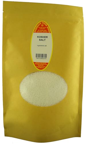 Marshalls Creek Spices Kosher Coarse Salt 20 oz. Kraft Stand Up Pouch ECO Friendly Recyclable Mailer
