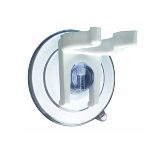 Abaodam Porte-Bougies LED à Ventouse Lot de 8 Clips Blancs, Supports Légers pour Bougies Électroniques Adaptés aux Décorations de Noël et Événements Familiaux