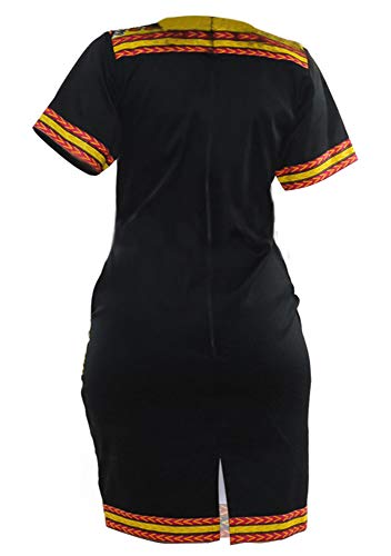 womens african attir bohemian dashiki traditional tribal vintage ethnic midi dresses