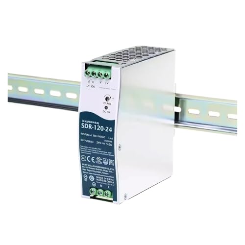 Alimentation 120W SDR-120-24 évite les pannes d'armoire électrique