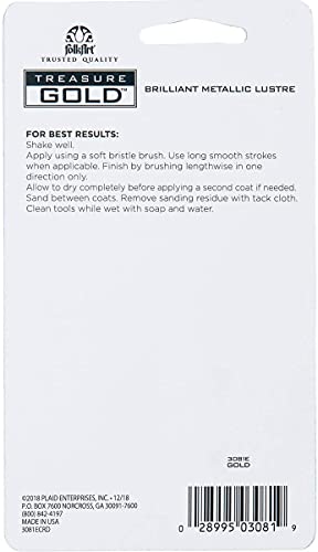 Plaid Liquid Leaf Treasure Gold ( 3081 ) 2fl oz