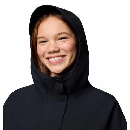 Columbia Women's Here And There 3 Trench Jacket, Waterproof Rain Jacket, Black, S - Afbeelding 5