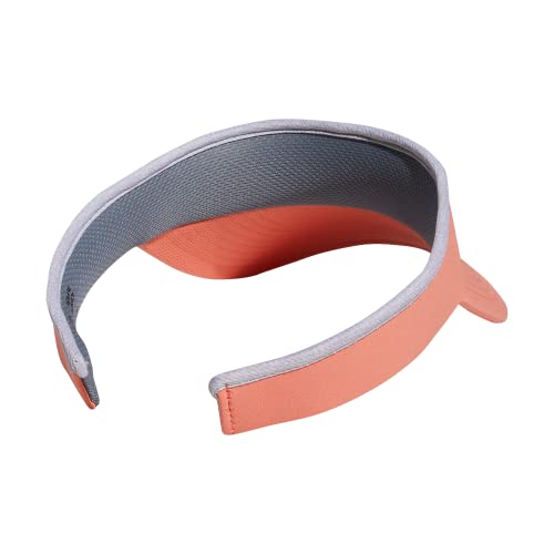 Adidas Women's Match Visor, Semi Coral Fusion Pink/Jersey White/White, One Size #TOP2