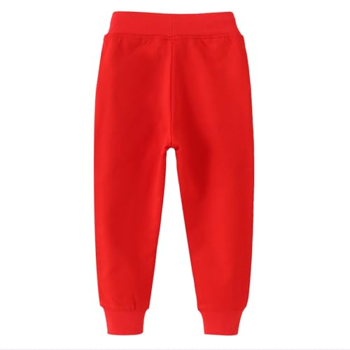 Image of Little Boys Jogger Pants Toddler Boys' Drawstring Elastic Waist Cotton Casual Sweatpants 1PC / 2 PCS Set