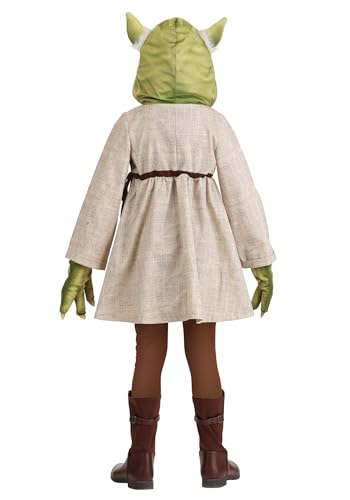 Disfraz Completo de Yoda para Niñas Talla Mediana miniatura 6