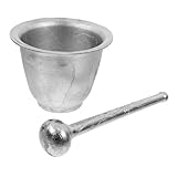 HIAKDOFT 手動ガーリックマッシャーとすり鉢 すりこぎ付き調味料粉砕器 キッチン用ニンニク潰し器 快適グリップ耐久性調理ツール