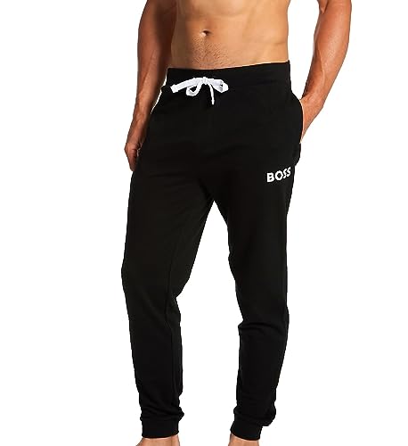 BOSS Men's Contrast Logo Cotton Jogger