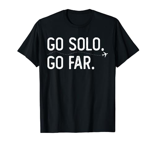 Funny Go Solo Go Far Solo Traveler Explore, Traveler Limited Camiseta