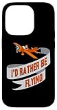 Photo Gallery custodia per iphone 14 pro maglietta con scritta in inglese "i d rather be flying jet setting airplane pilot tshirt Photo Gallery custodia per iphone 14 pro maglietta con scritta in inglese "i d rather be flying jet setting airplane pilot tshirt