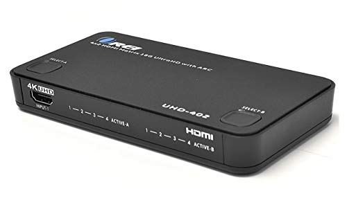 Promo 40% OFF Orei HD-402 4x2 Port Matrix Ultra 1080p HD Resolutions up to 4K/2K HDMI Switcher and Splitter