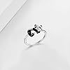 ONEFINITY Panda Gifts for Girls Sterling Silver Panda Rings Cute Panda Jewelry Panda Gifts for Women