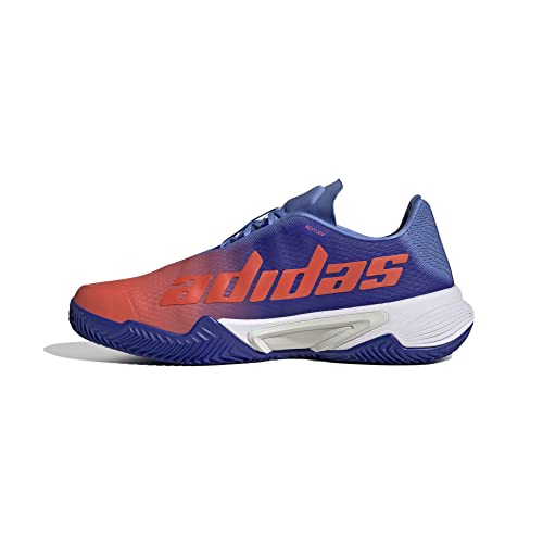 {Zapatillas Tenis Adidas Hombre Tenis adidas Barricade M Clay, Zapatillas Hombre, Lucid Blue Solar Red Blue Fusion, 42 EU