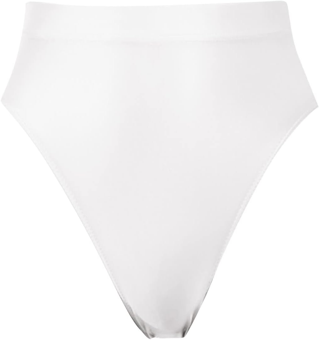 Elegant Women's Briefs High Waisted Transparent Shiny Super Thin Smooth and Comfortable Underwear for Daily Wear