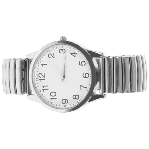 COMPUKAS Montre Étanche Grand Cadran Lumineuse pour Homme et Femme Montre Quartz avec Design Classique Facile à Lire Cadeau pour Parents et Seniors