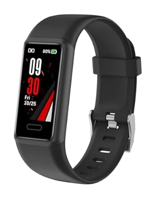 Cloudpoem Pulsera Inteligente con Pulsómetro Monitor de Actividad Monitor Sueño Resistente al Agua IP68 Smartband para Fitness y Salud Reloj Deportivo Batería de 5 Días para Hombres y Mujeres