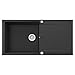 Produktbild Bergström XXL Granit Spüle TESA Küchenspüle Einbauspüle Spülbecken 1000x500mm Schwarz