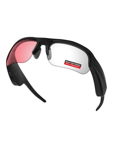 Image of PRO+ Polycarbonate Non-Polarized Replacement Lenses & Nose Pads for BOSE Tempo BMD0011 Sunglasses - Pink Photochromic