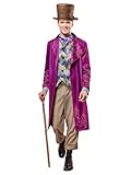 Rubie's Men's Wonka Movie Deluxe Willy Wonka Costume with Hat, Small