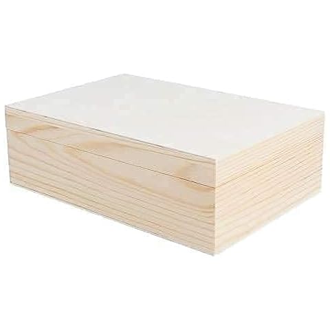 Caja madera de pino macizo rectangular Cover