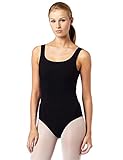 Danskin Women's Tank Leotard Classic Tank, Black, Small