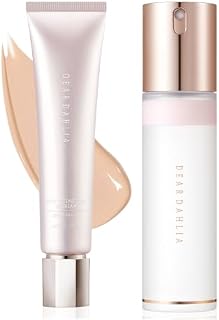 DEARDAHLIA PDRN BB Cream (Light Beige) & Endless Skin Cream Mist Bundle - Dewy Glass Skin Duo, Medium Coverage Skin Tint & Dual-Layer Hydrating Face Mist, Moisturizing Vegan Korean Beauty